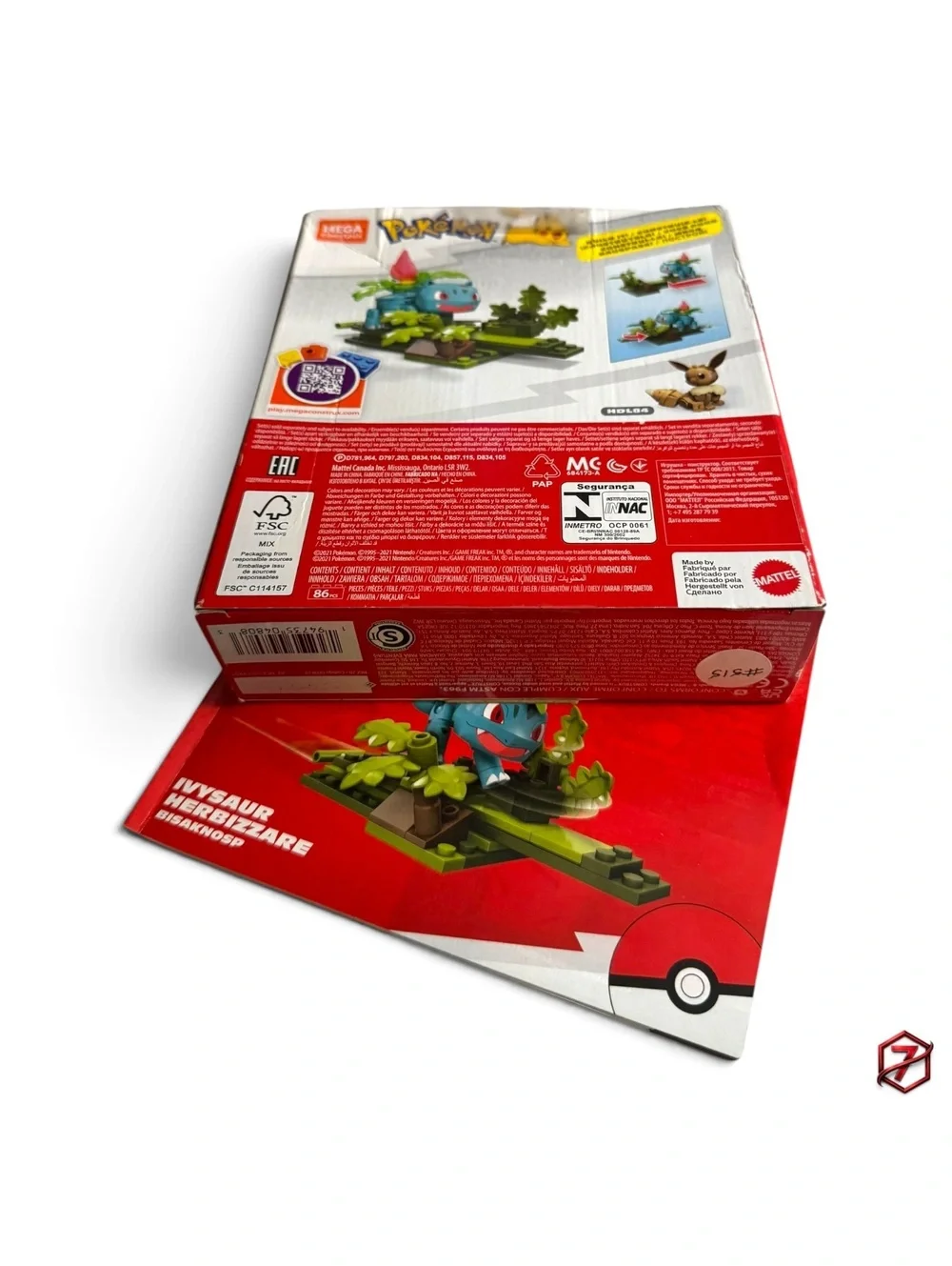 Mega Construx Pokémon Ivysaur 86-Piece Building Set HDL84 Complete w/ Box